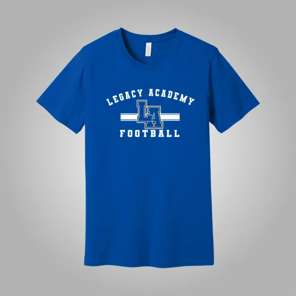 Legacy Academy "LA" Football Tee