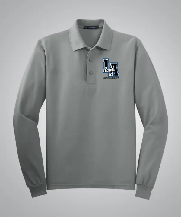 LA Face Long Sleeve Polo
