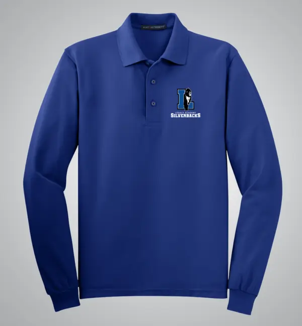 L Gorilla Silverbacks Long Sleeve Polo